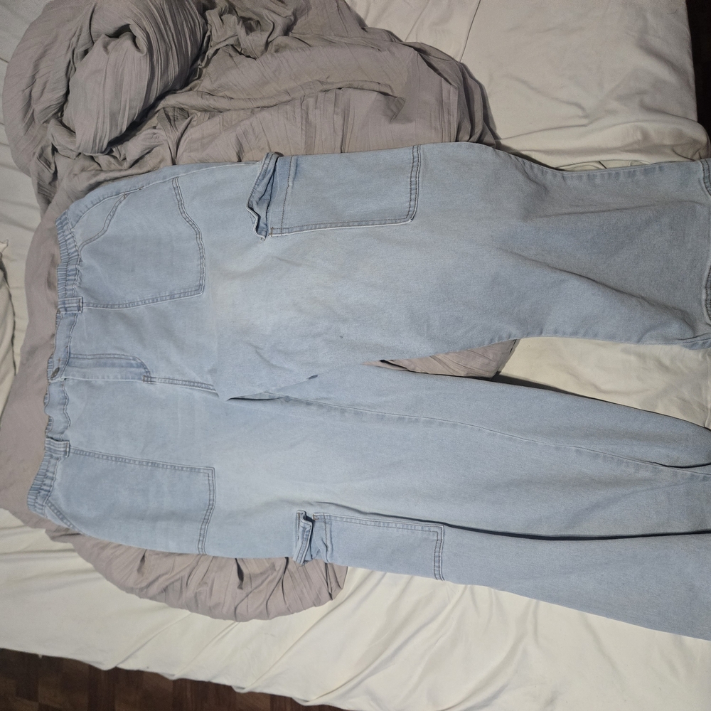Almost Famous Sky Blue Denim Pants